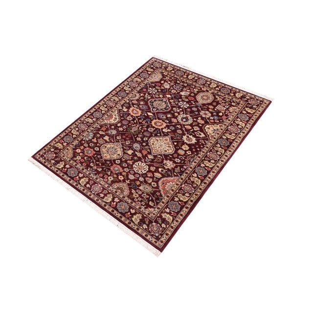 Designed with mesmerizing intricacy and gorgeous color palette, this hand-knotted masterpiece demonstrates the beauty and...