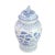 Chinese Village Scene Ginger Jar in Pale Blue and White For Sale - Image 3 of 5