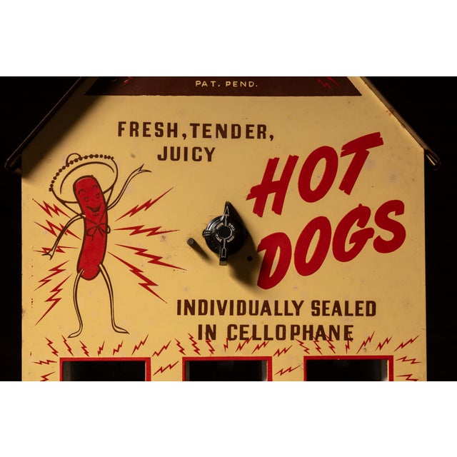 Vintage "Electric Snack House" Hot Dog Warmer Display For Sale In Chicago - Image 6 of 10
