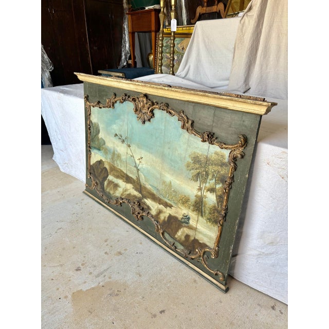 Italian 19th Century Italian Landscape Oil on Panel Painting For Sale - Image 3 of 12