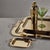 Ollie Gold Polished Brass Serving Tray, 26.75" x 16" For Sale - Image 4 of 5