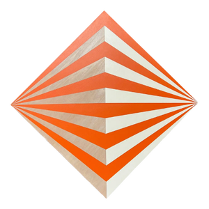 Hermès Orange 3 Dimensional Modern Painting by Tony Curry