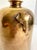 Brass Solid Brass Vase With Elephant Head Handles For Sale - Image 8 of 10