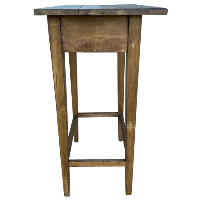Early 20th Century Pine Side Table For Sale - Image 4 of 8