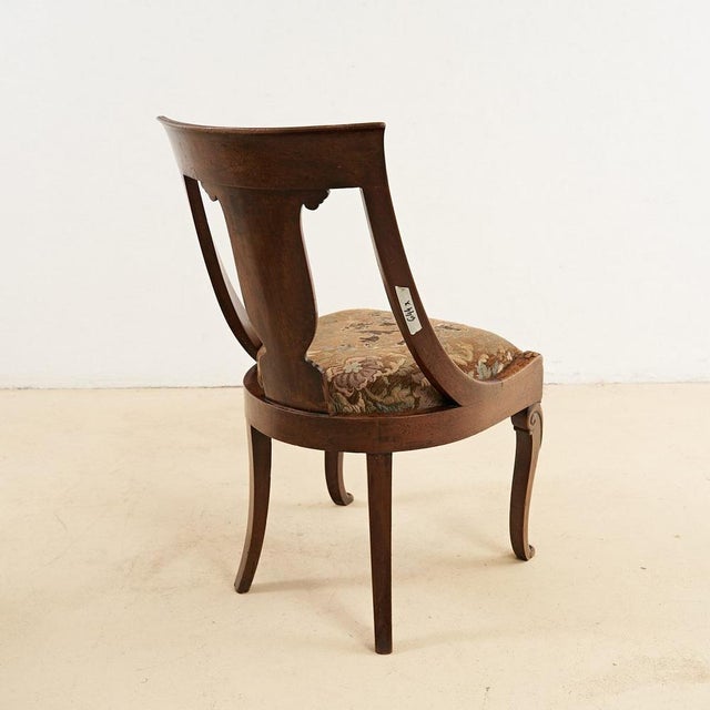 Antique Italian Gondola Chair, 1800s For Sale - Image 5 of 7