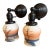 Pair of Antique Hand Painted Tree and Lake Scene Wall Sconces For Sale