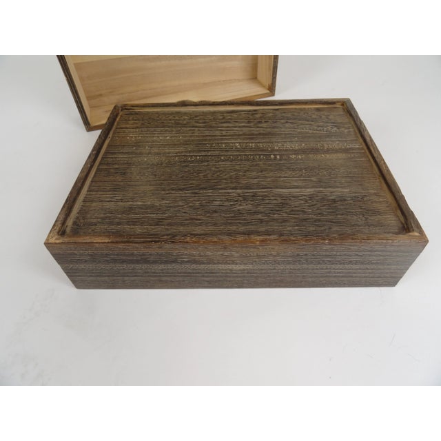 1990s Japanese Wood Box For Sale In Miami - Image 6 of 8