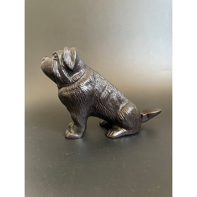 Victorian Vintage Cast Iron English Bulldog Nutcracker For Sale - Image 3 of 14