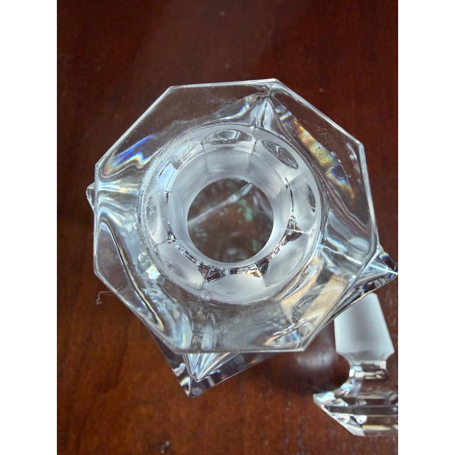 Baccarat Crystal Perfume Bottle. For Sale In Chicago - Image 6 of 7