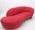 Mid-Century Modern Red Suede Weiman Preview Chaise Lounge Cloud Sofa For Sale - Image 3 of 14