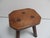 Antique Oak Milk Stool, 1890s For Sale - Image 4 of 9