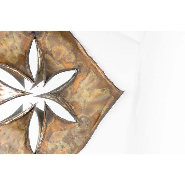 Vintage Brutalist Mirror, 1960s For Sale - Image 5 of 7