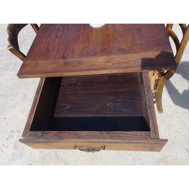 Antique Farm Oak Table, 1800s For Sale - Image 9 of 18