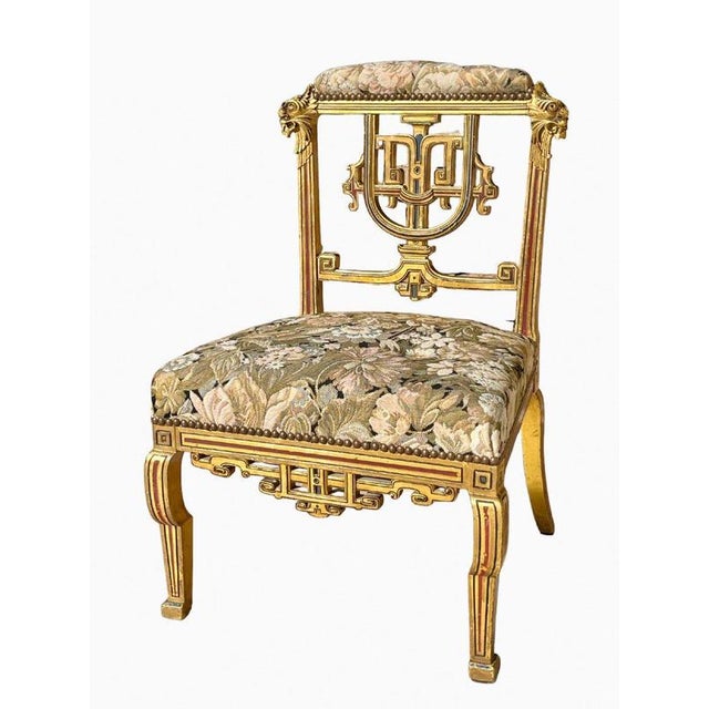 Small Chair by Édouard Lièvre For Sale - Image 13 of 13