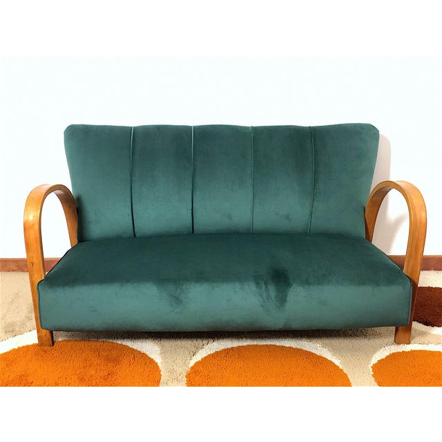 Vintage Italian Two-Seater Sofa, 1940s For Sale - Image 13 of 13