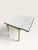 Paint Vintage Porcelain Enamel Kitchen Table Pull Out Leaves Sage Green 40-62" For Sale - Image 7 of 10