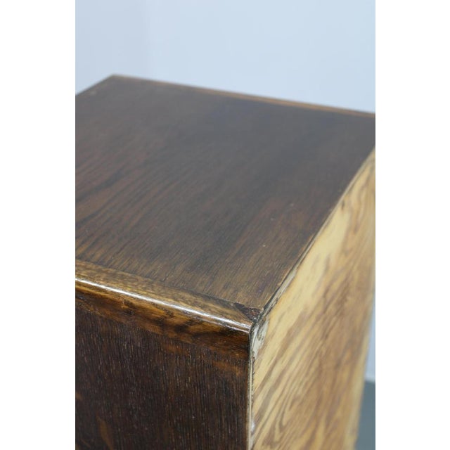 Wood Tambour Office Wooden Cabinet, 1950s For Sale - Image 7 of 18