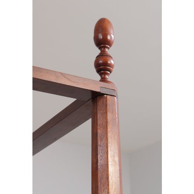 Wright Table Co Mahogany King Size Poster Bed For Sale - Image 12 of 18
