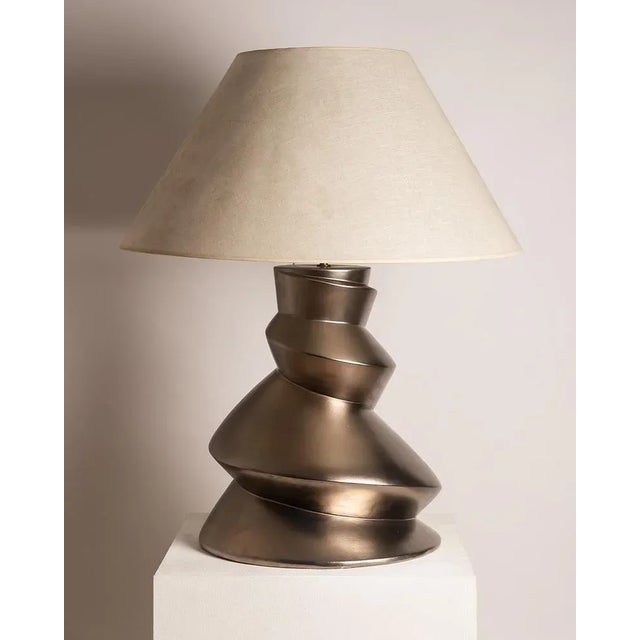 Lamp by Faïencerie de Charolles for Roche Bobois, 1970s For Sale - Image 16 of 16