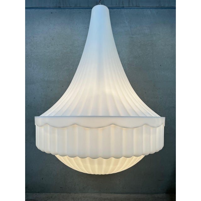 Very large and striking pendant lamp by s & r cornelissen for wever & ducré (belgium). Model: louis. Elegant and...