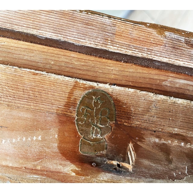 Wood Antique Frame, Turn of the 20th Century For Sale - Image 7 of 14