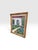 Mediterranean 1980s Francis Downs Large Original Garden Painting in Ornate Gilt Frame, 57” For Sale - Image 3 of 6