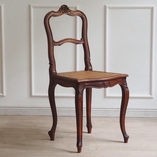 French Rococo Chairs with Viennese Caning, 1900, Set of 2 For Sale - Image 10 of 14