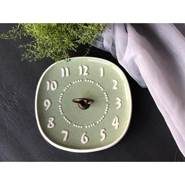 Vintage Russel Wright Ceramic Clock Tidbit Tray Bowl For Sale - Image 10 of 10