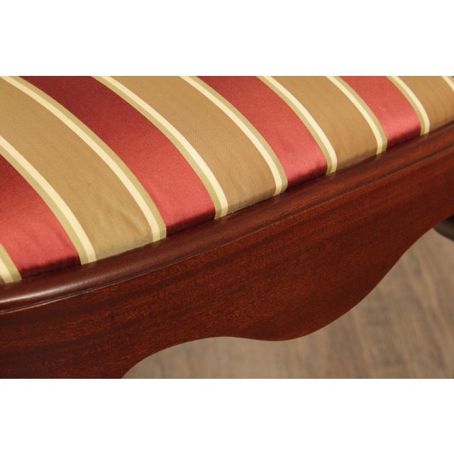 Wood Hickory Chair Georgian Style Set of Six Mahogany Dining Chairs For Sale - Image 7 of 12