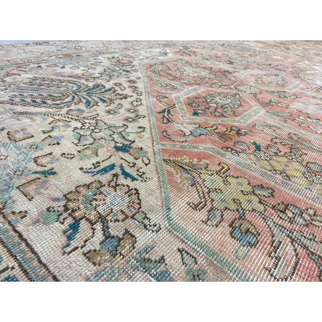 専用になりました　113×204 ViNTAGE TURKiSH RUG Oversized Vintage Turkish Hand Knotted Area Rug 113”x152