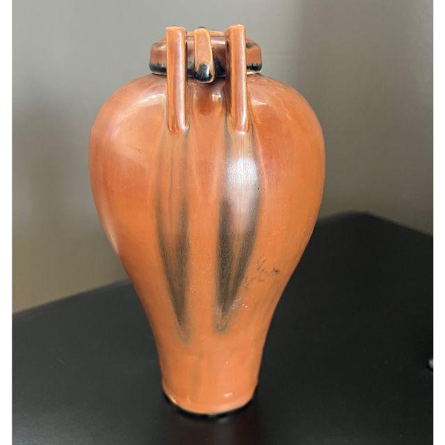 Ceramic Mid-Century Hand-Crafted Pottery Jug/Urn With Lid For Sale - Image 7 of 12