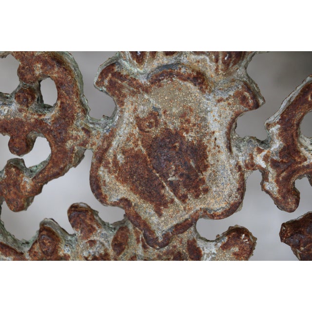 Pair of 19th Century Gothic Revival Cast Iron Garden Chairs For Sale - Image 16 of 18