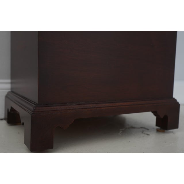 Brown Stickley Colonial Williamsburg Wa-730 Mahogany Grandfather Clock For Sale - Image 8 of 18