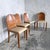 Art Deco Burr Walnut Dining Chairs with Cream Upholstered Seats, 1930s, Set of 4 For Sale - Image 4 of 10