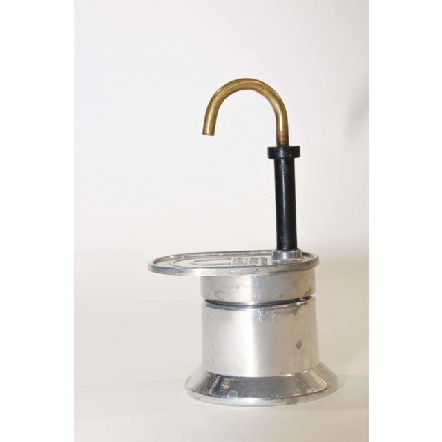 Metal Vintage Italian Bialetti Espresso Coffee Maker For Sale - Image 7 of 13