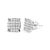 Introducing our stunning 10K white gold stud earrings, a true marvel of craftsmanship and beauty. These earrings feature a...