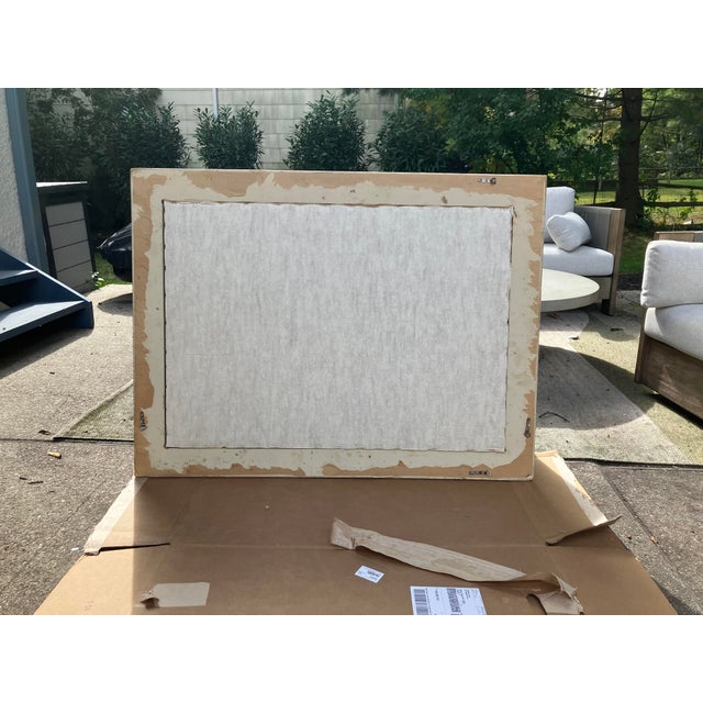 Postmodern Plaster Large Midcentury Neoclassical Twist Rope Mirror For Sale - Image 3 of 4