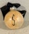 Tan Collectors Original Artist’s 3.5” Round Christmas Ornament by Don Shearer, Signed & Dated 2005 For Sale - Image 8 of 12