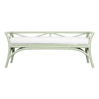Charlotte Bench - Celery Green For Sale