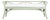 Charlotte Bench - Celery Green For Sale