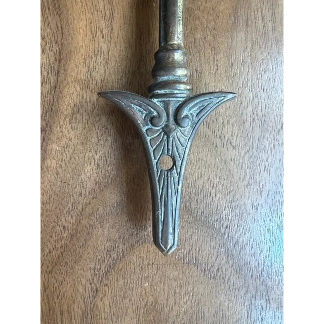 Metal Pair of Early 20th Century Empire Sconces For Sale - Image 7 of 9