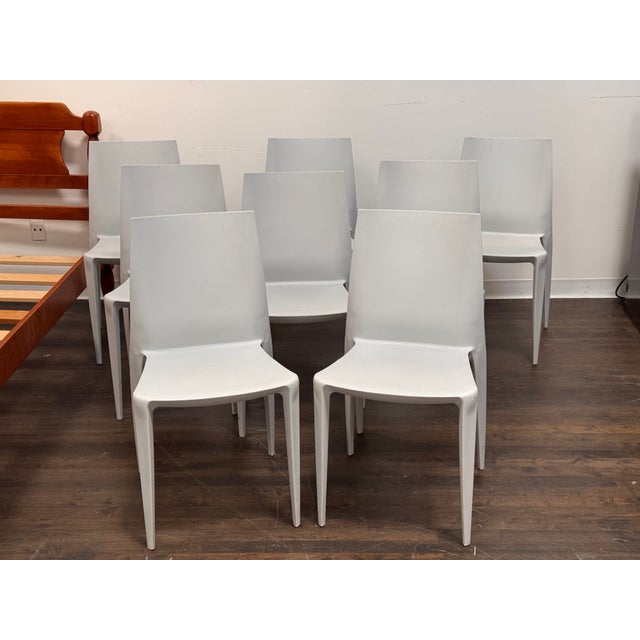 Italian Mario Bellini for Heller Side Chairs, Set of Eight For Sale - Image 3 of 14