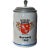 1965 Beer Stein Us Army 594th Transport Germany Lidded Cold War For Sale