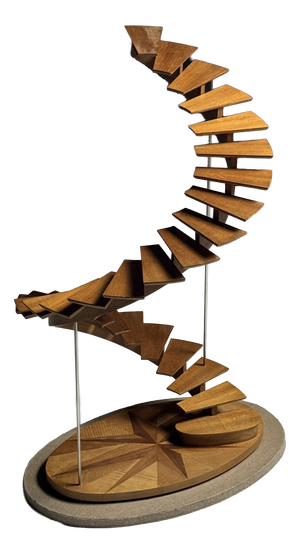 Vintage Staircase Scale Model, 1980s
