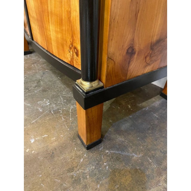 19th Century German Biedermeier Cherry Wood Cabinet For Sale In Dallas - Image 6 of 9