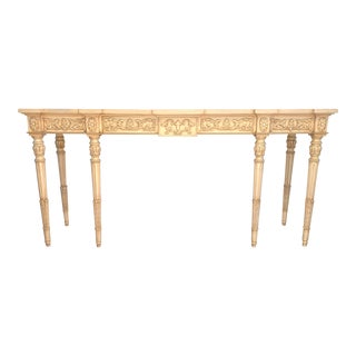 Karges Neoclassical Style Console or Sofa Table Louis XVI Server For Sale