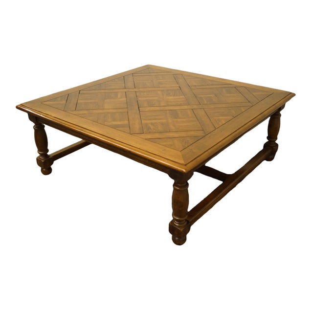 Traditional Hickory White Legends Collection Rustic Style 43" Square