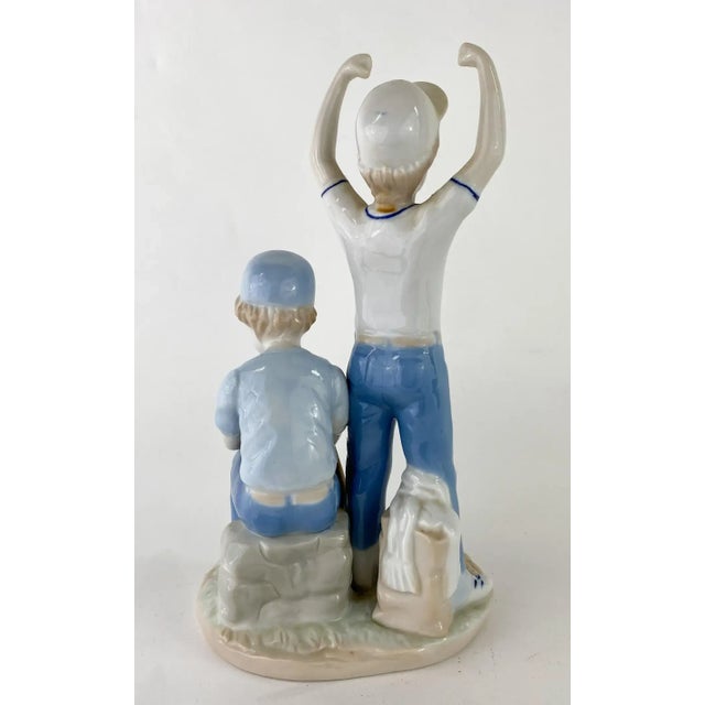 1980s Boys of Summer Paul Sebastian Baseball Players Figurine by Medico For Sale - Image 5 of 8