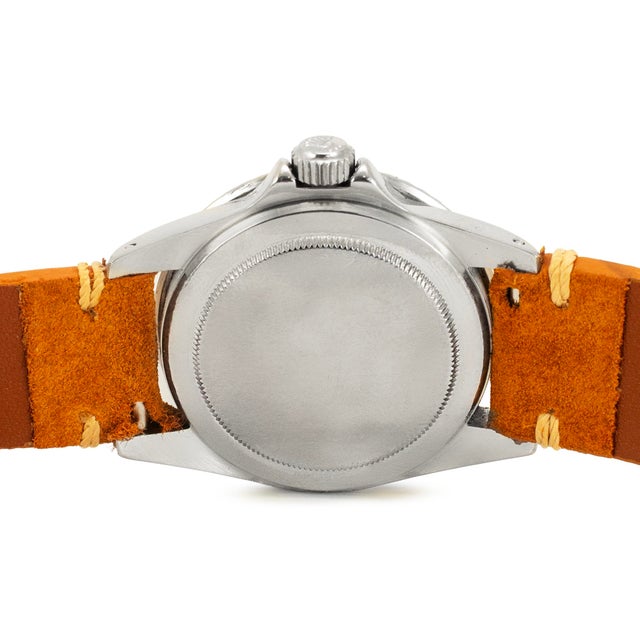 Vintage Rolex Submariner Date 40mm 1680 Brown Buttery Yellow Lume Steel Watch For Sale In Houston - Image 6 of 12