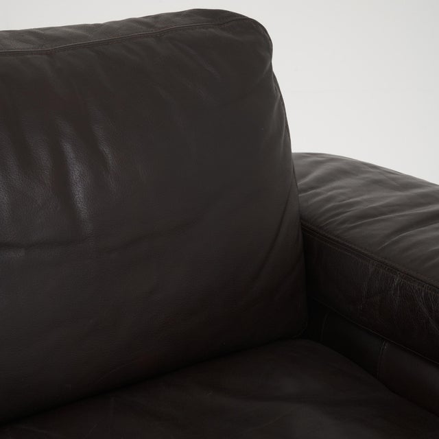 20th Century German Upholstered Leather Sofa For Sale - Image 9 of 9